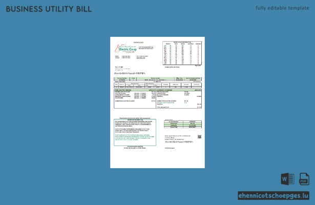 Beispielrechnung des Stromversorgers New Hampshire Electric Co-op
